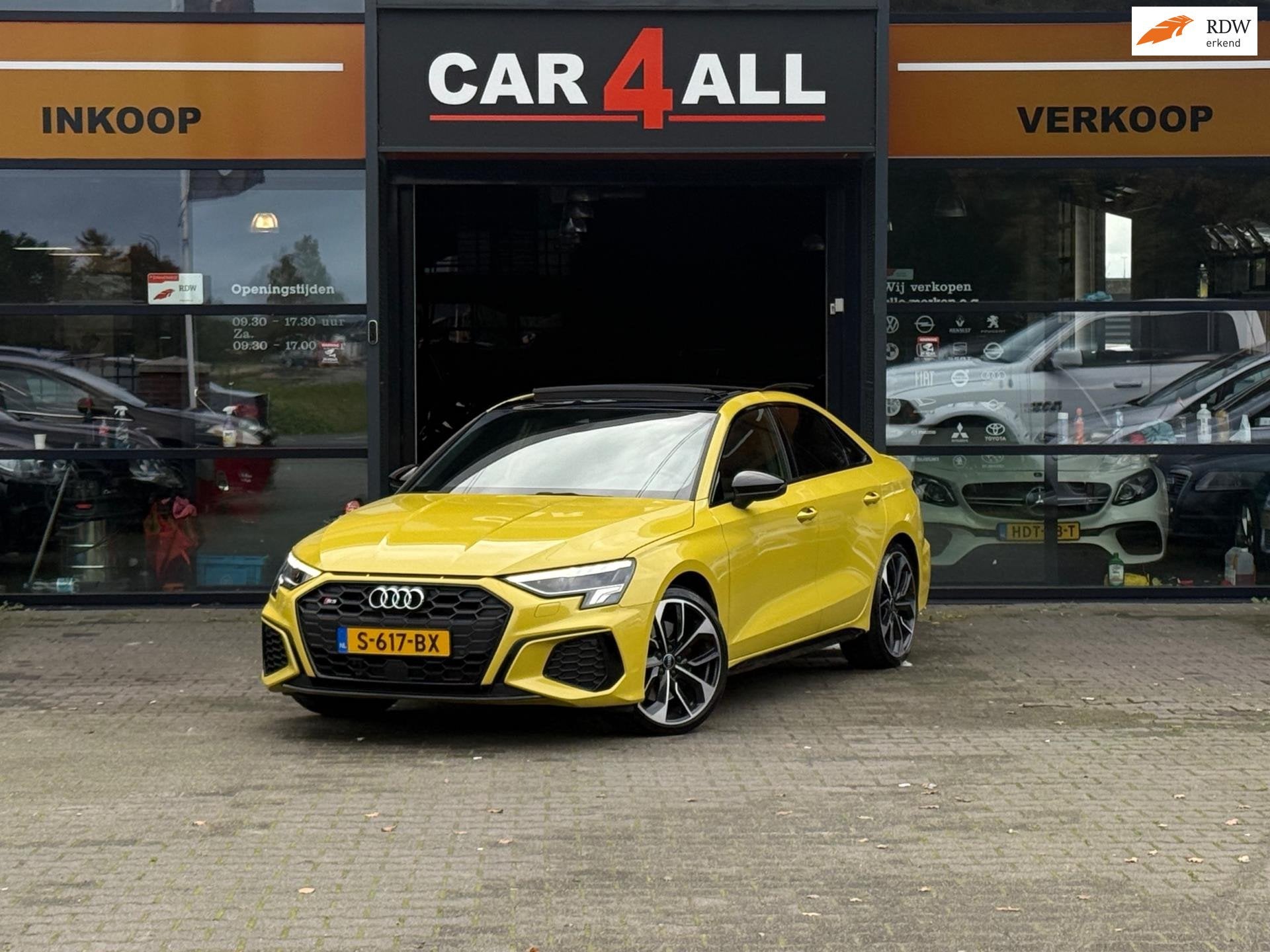 Audi S3 Limousine 2.0 TFSI S3 quattro B&O/PANO/VIRTUAL/ADAPT, Auto's, Gebruikt, 4 cilinders, 1984 cc, Alcantara