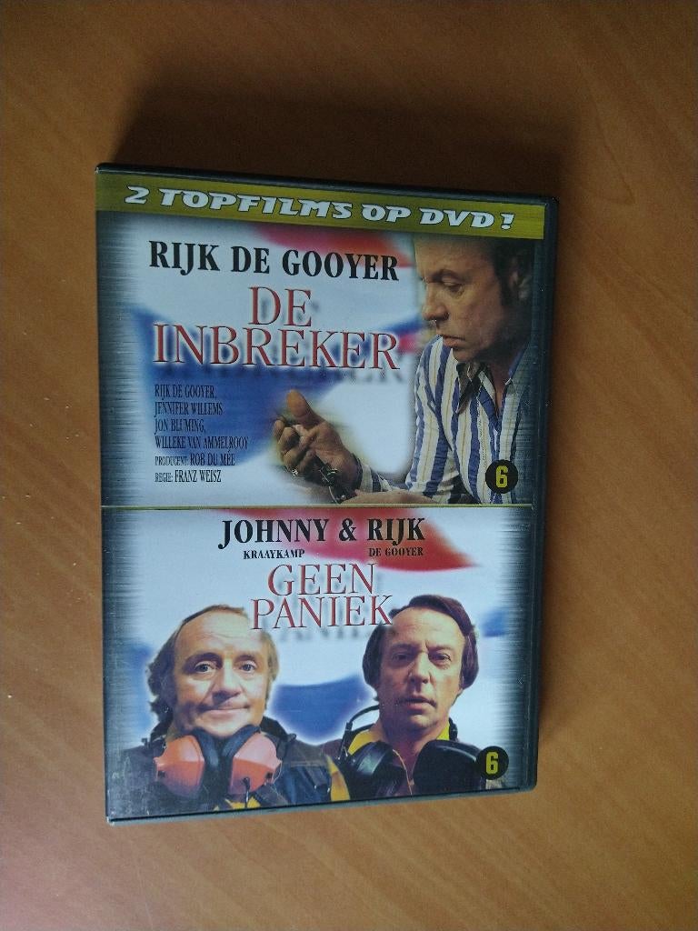 DVD De inbreker + Geen paniek. Rijk de Gooyer, Alle leeftijden, Ophalen of Verzenden, Zo goed als nieuw, Komedie