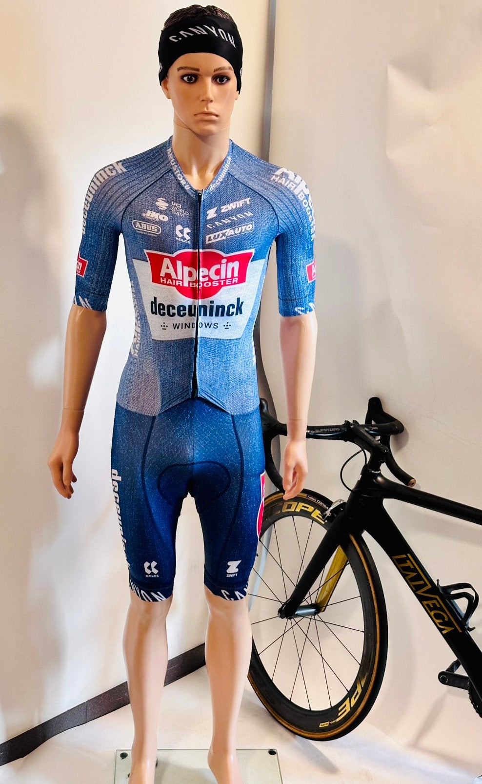 Wielrenpak snelpap speedsuit skijsuit kalas maat 2+ S/M, Nieuw, Ophalen of Verzenden, Bovenkleding, Heren