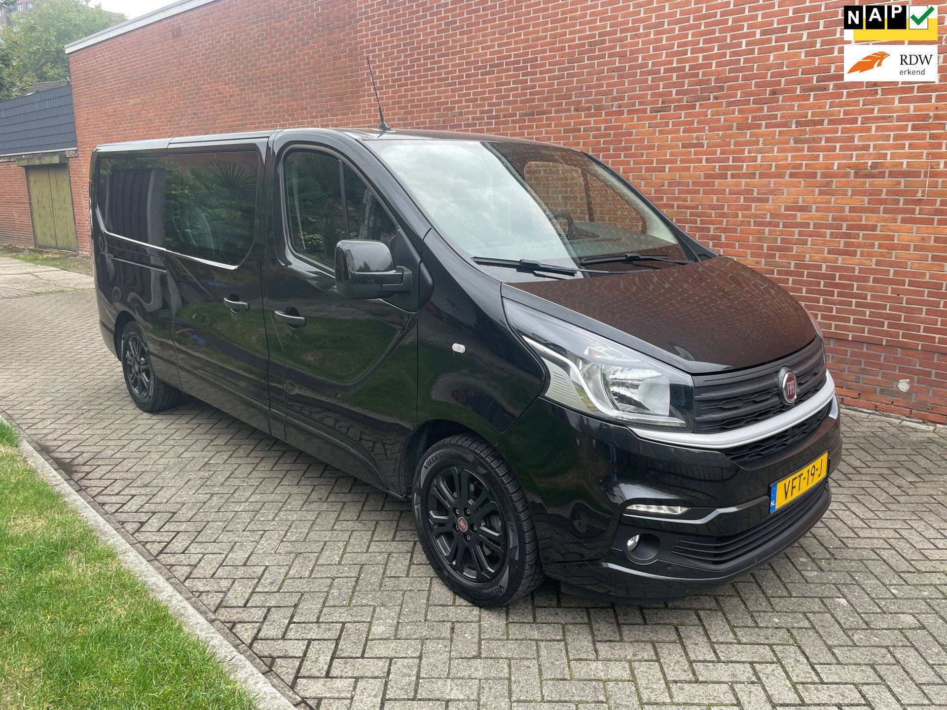 Fiat Talento 2.0 MultiJet L2H1 Business Pro DC Cruise Airco, Voorwielaandrijving, Gebruikt, Euro 6, Zwart
