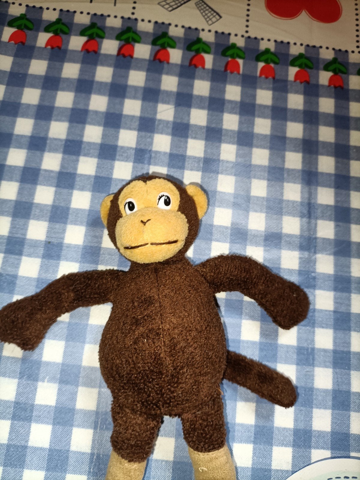 Aap knuffel Jurjen de Vries, Ophalen of Verzenden, Zo goed als nieuw, Overige typen