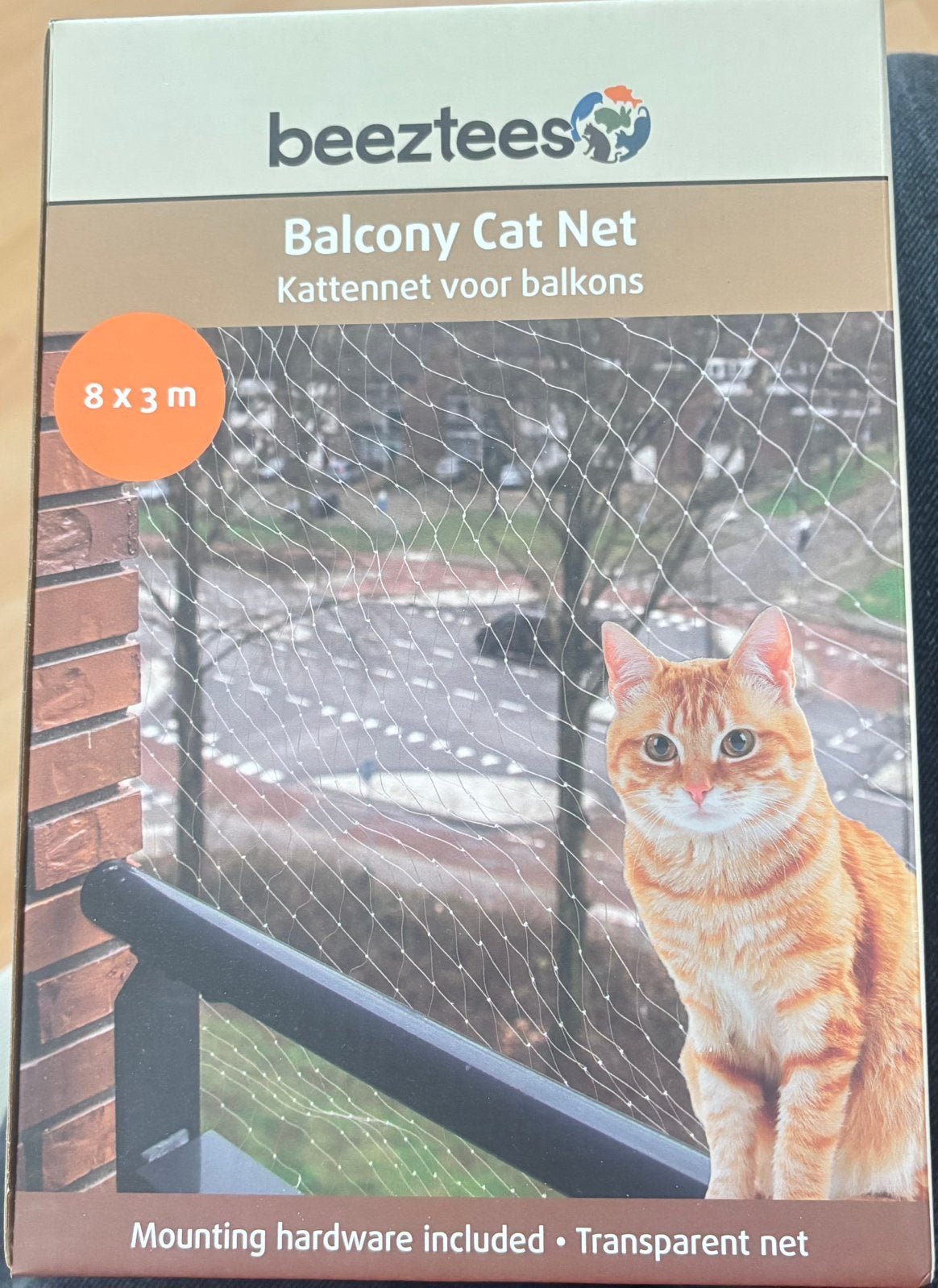 Katten net balkon, Ophalen, Zo goed als nieuw, Katten