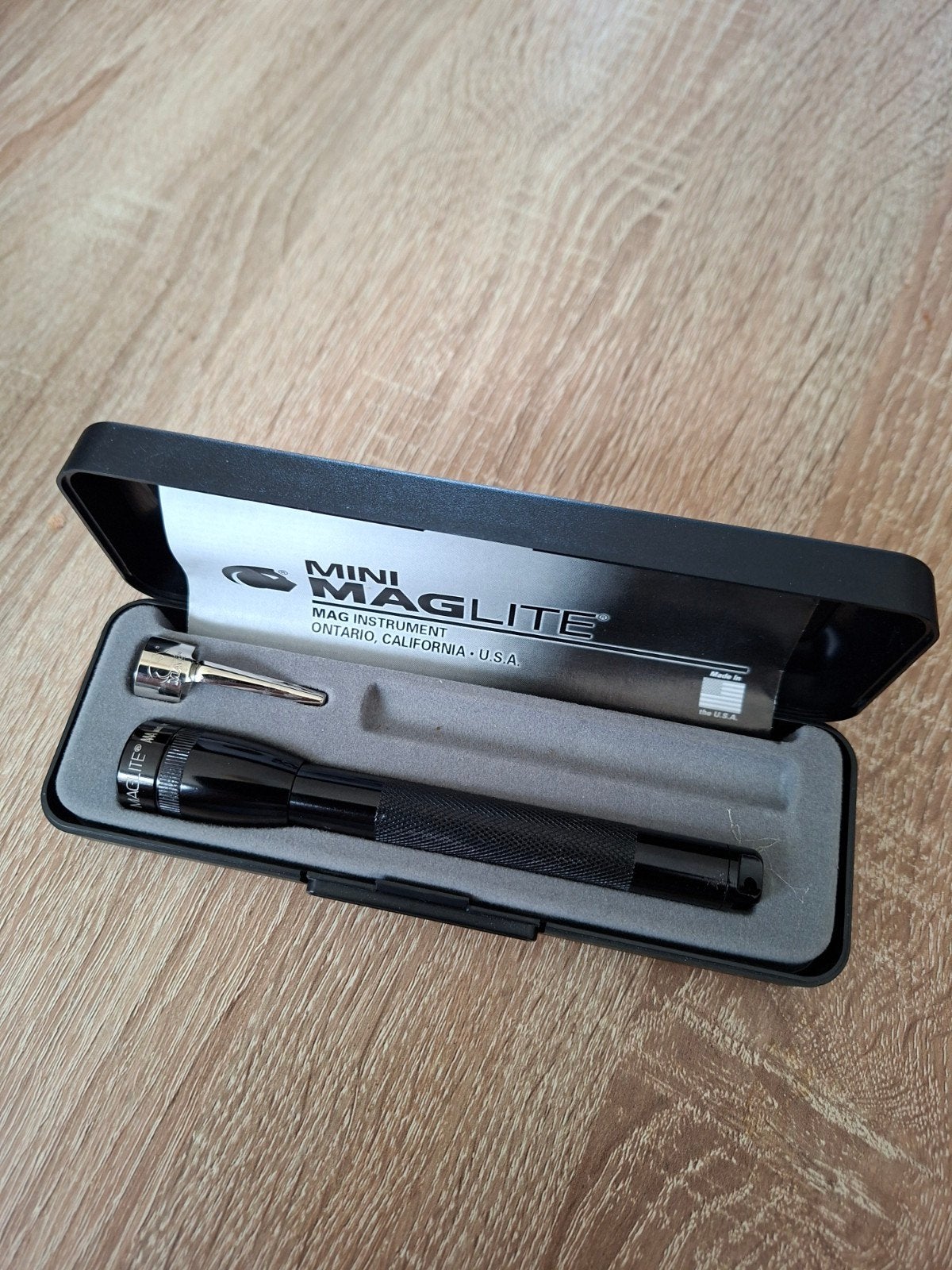Mini Maglite AAA Zwart | Origineel met etui, Ophalen of Verzenden, Gebruikt