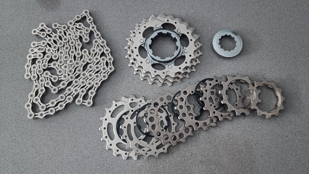 Ultegra 6700 cassette 12-25T, Gebruikt, Overige typen, Staal, Ophalen of Verzenden