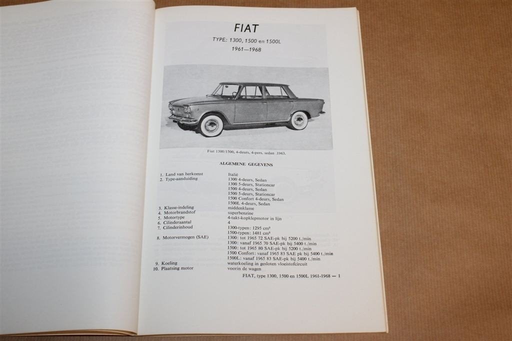 Vraagbaak Fiat 1300/1500 — Autohandleiding 1961-1968, Ophalen of Verzenden