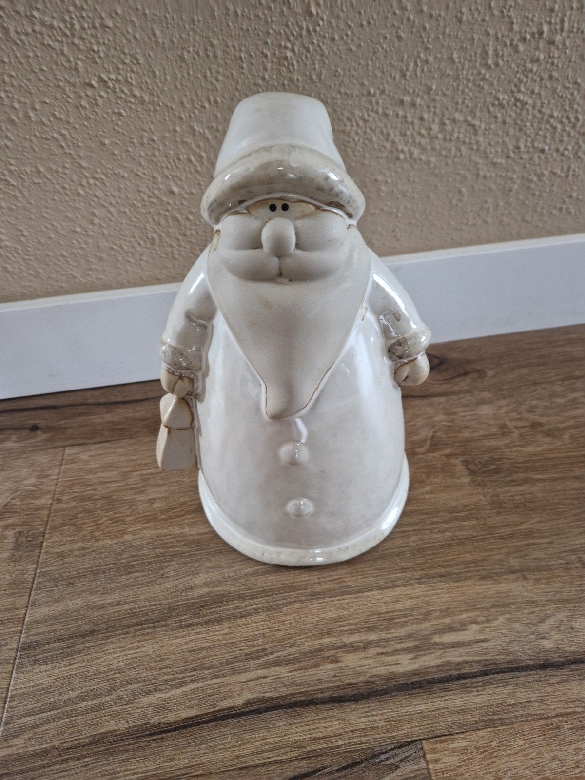 Beeld kerstman keramiek, Diversen, Kerst, Ophalen of Verzenden, Gebruikt