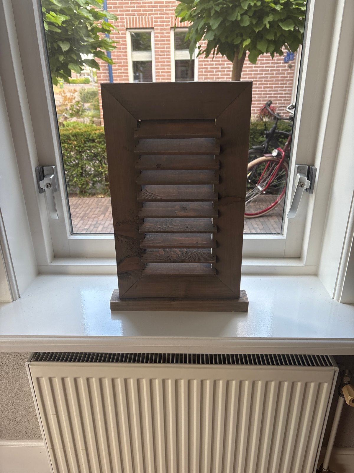 Decoratief houten luikje, Ophalen, Hout, Gebruikt, Landelijk