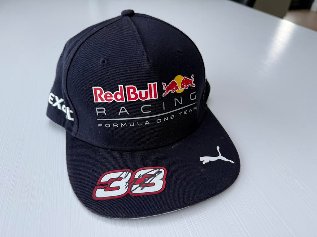 Pet gesigneerd door Max Verstappen (met fotobewijs)!, Kleding | Heren, Ophalen of Verzenden, Zo goed als nieuw