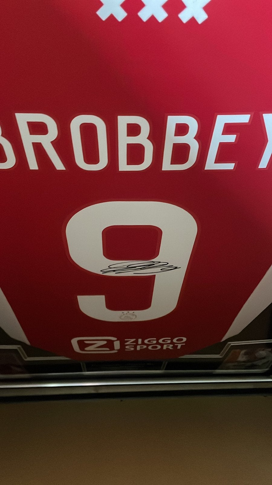 Brobbey gesigneerd ajax voetbal shirt, Verzamelen, Sportartikelen en Voetbal, Ophalen, Zo goed als nieuw, Ajax, Shirt