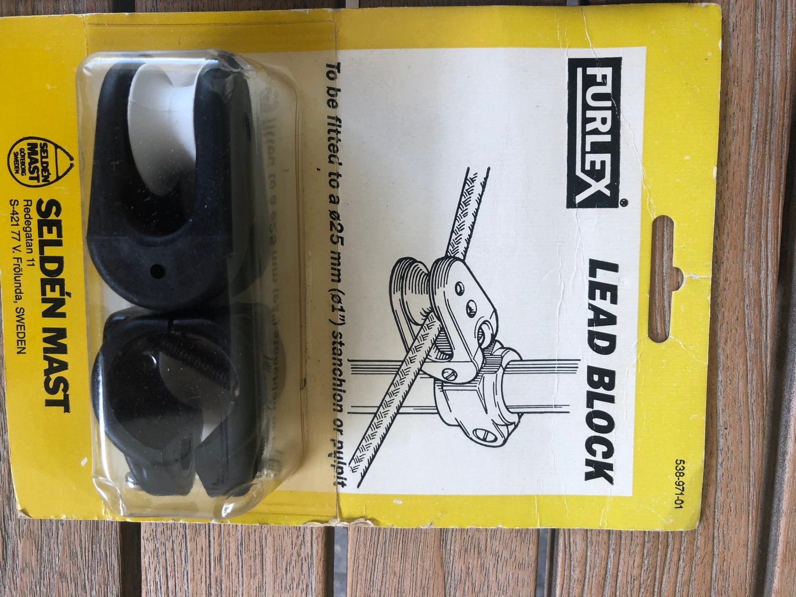 Furlex Selden Lead Block - Begeleidingsblokken, Ophalen, Nieuw, Lijn of Blok