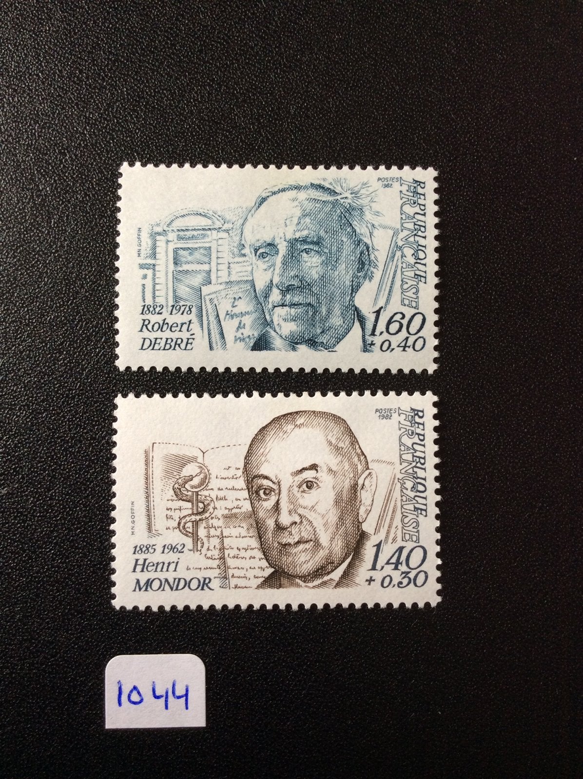 Frankrijk postzegels 1982 Mi 2336/7, Ophalen of Verzenden, Postfris