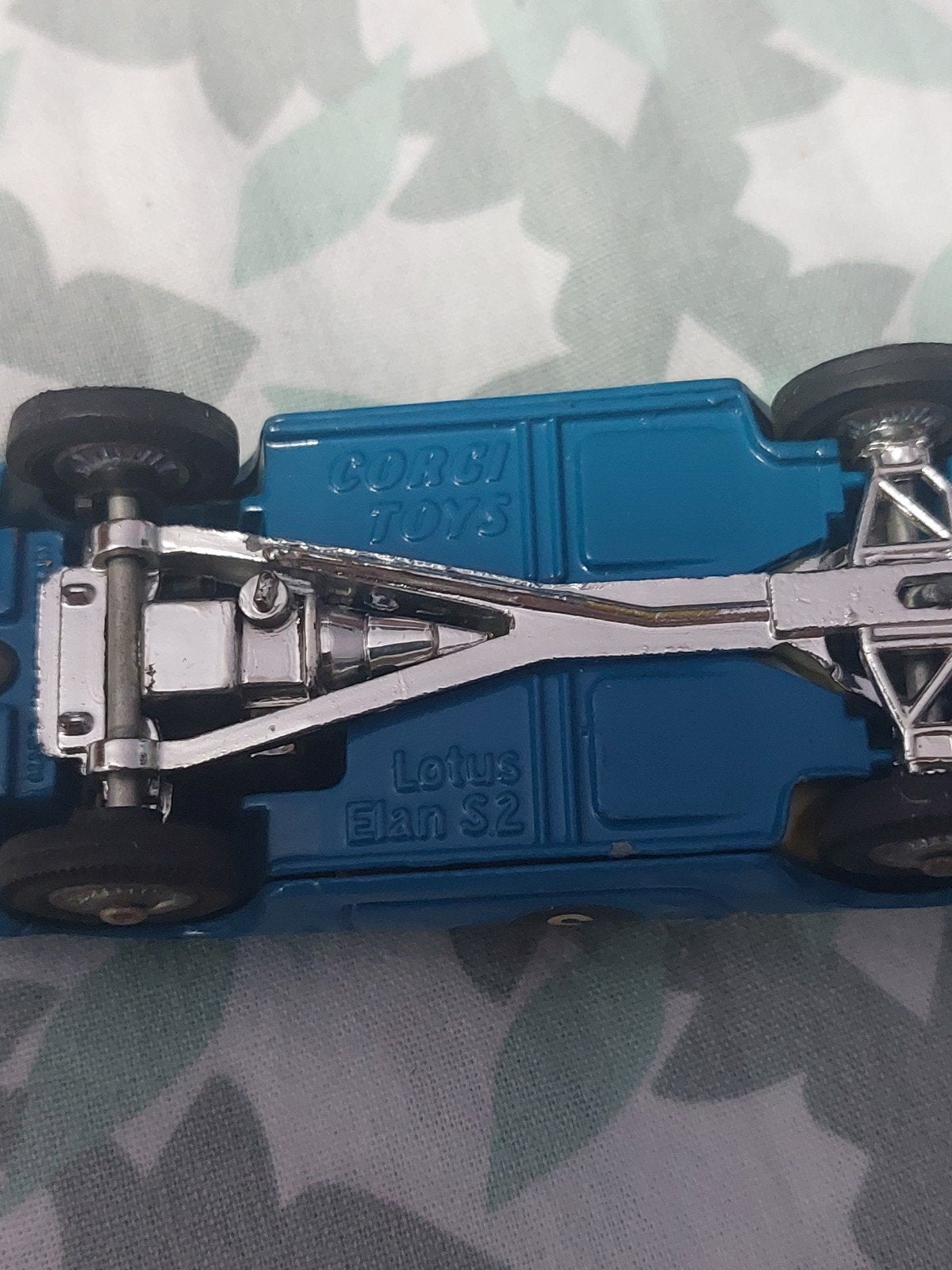 Corgi Toys Lotus Elan S2 - Blauw met nummer 3, Ophalen of Verzenden, Gebruikt, Auto, Corgi