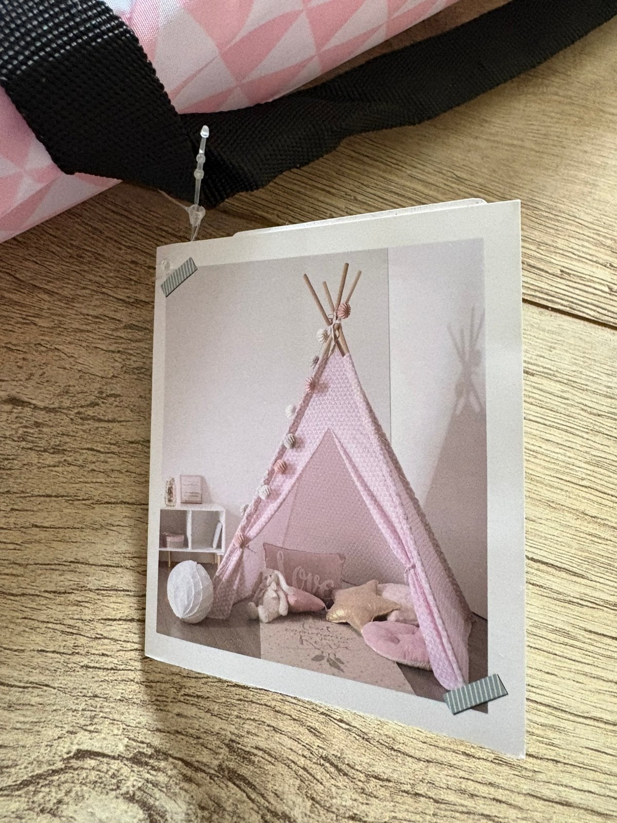 Nieuwe roze/witte tipi / speeltent Atmosphera, Ophalen of Verzenden, Nieuw