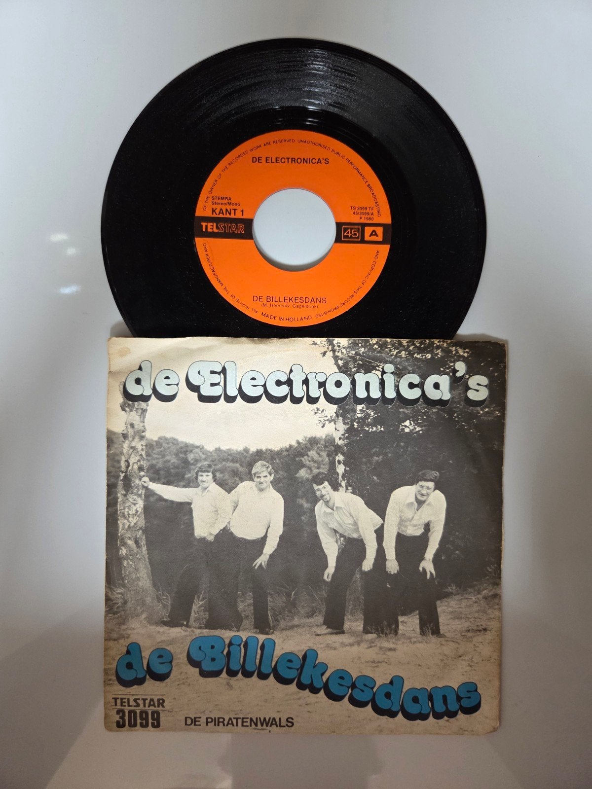 De Electronica's - De Billekesdans, Cd's en Dvd's, Vinyl Singles, Ophalen of Verzenden, Gebruikt, 7 inch, Nederlandstalig