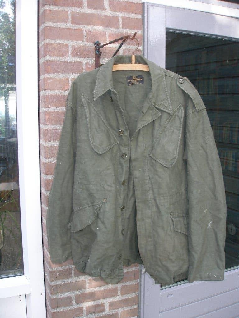 Buitenjas of parka gvt, uit dienstplichtperiode, Verzamelen, Ophalen of Verzenden, Landmacht, Nederland, Kleding of Schoenen
