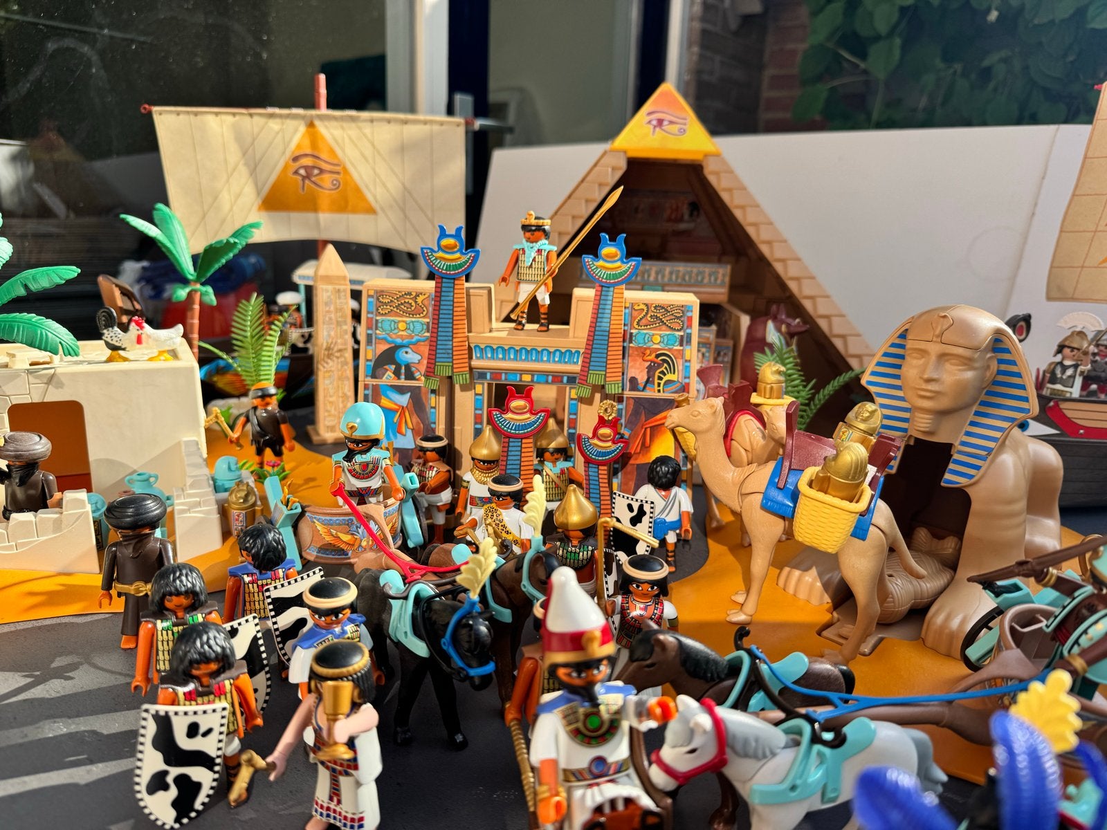 Playmobil Egypte Piramide heel veel boot sphinx, Gebruikt, Complete set, Overige typen, Historisch