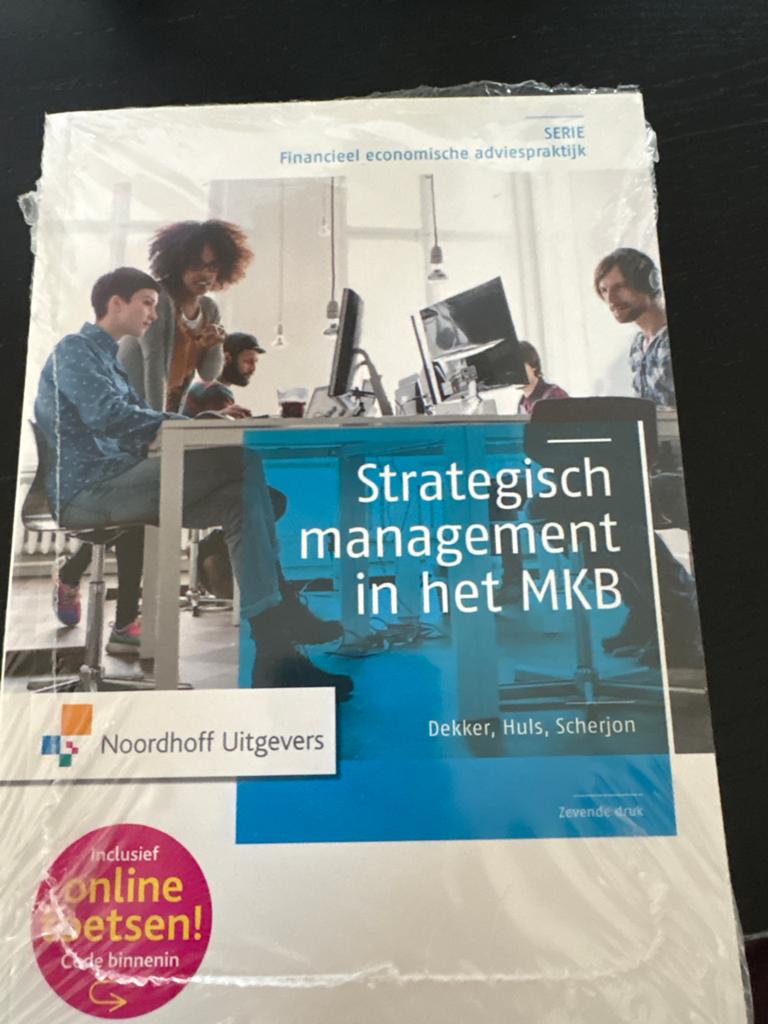 Strategisch management in het MKB - Nieuw in folie, Boeken, Studieboeken en Cursussen, Ophalen of Verzenden, Gamma, Nieuw, HBO