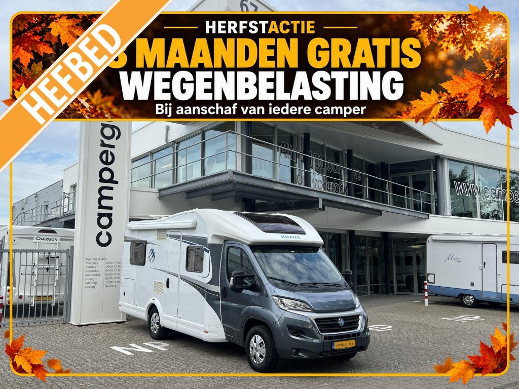 Knaus Sky Wave 650 MF FRANSBED + HEFBED 3X ZONNEPANEEL, Fiat, 6 tot 7 meter, Bedrijf, 6 tot 7 meter