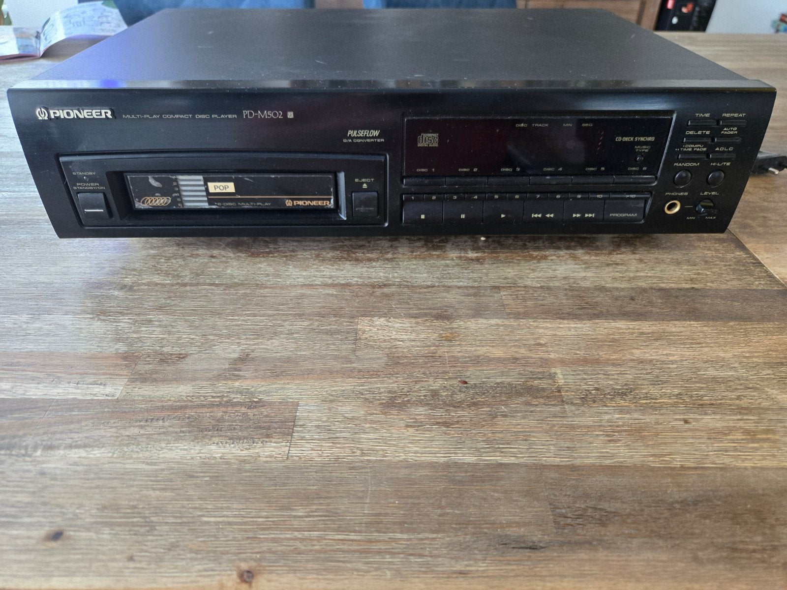 Pioneer PD-M502 Multi-Play Compact Disc Player met Wisselaar, Ophalen of Verzenden, Gebruikt, Pioneer, Wisselaar