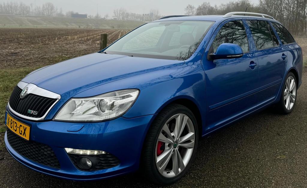 Skoda OCTAVIA 2.0 TFSI RS 200PK DSG XENON NAVI CLIMA AUTOMAA, Euro 5, Gebruikt, 1984 cc, Blauw
