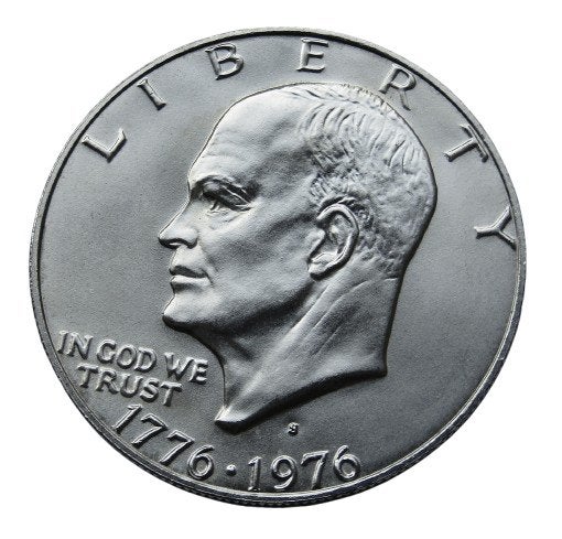 **  Eisenhower Dollar 1976-S - USA  - ZILVER  ** Type 1 **, Verzenden, Noord-Amerika, Losse munt, Zilver