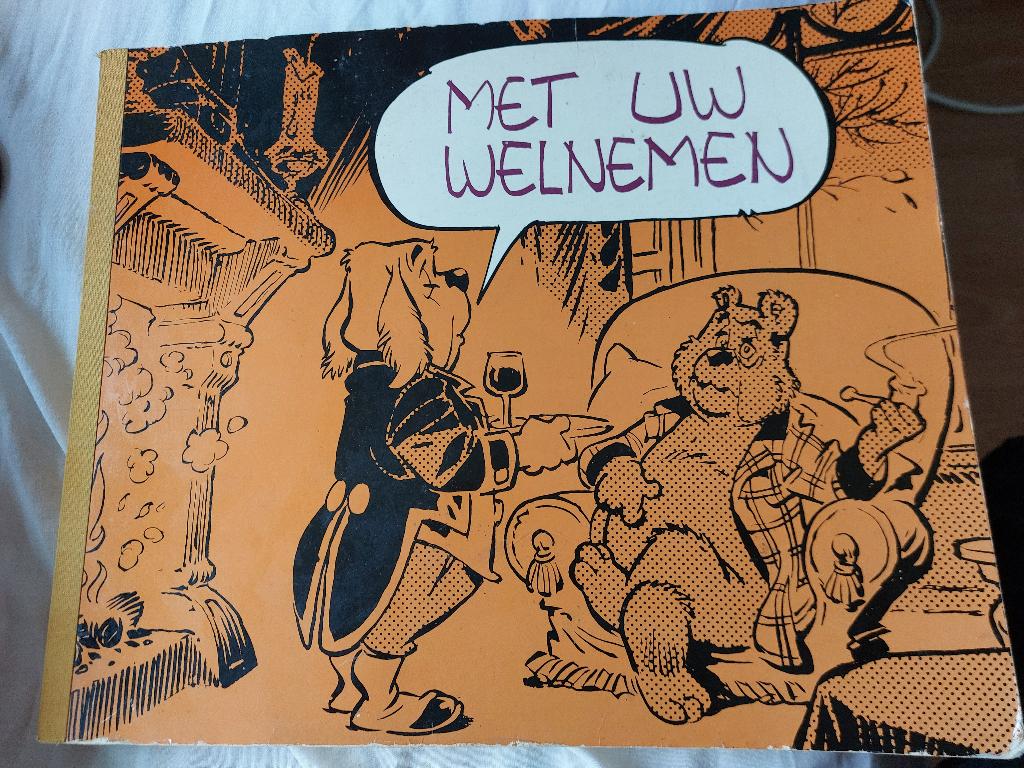 Met uw welnemen, Bommel en Tom Poes, Eén stripboek, Ophalen of Verzenden