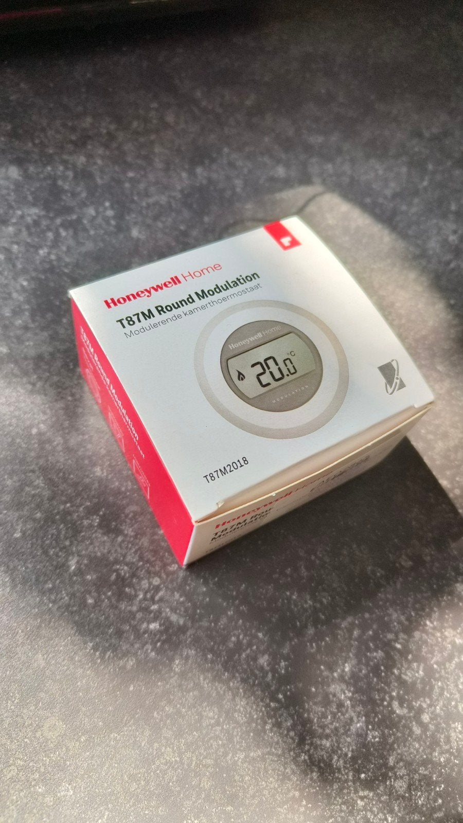 Honeywell Home T87M Round Modulation slimme thermostaat, Ophalen of Verzenden, Slimme thermostaat, Nieuw
