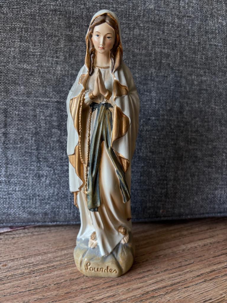 Maria beeld Lourdes 20 cm, Antiek en Kunst, Ophalen of Verzenden