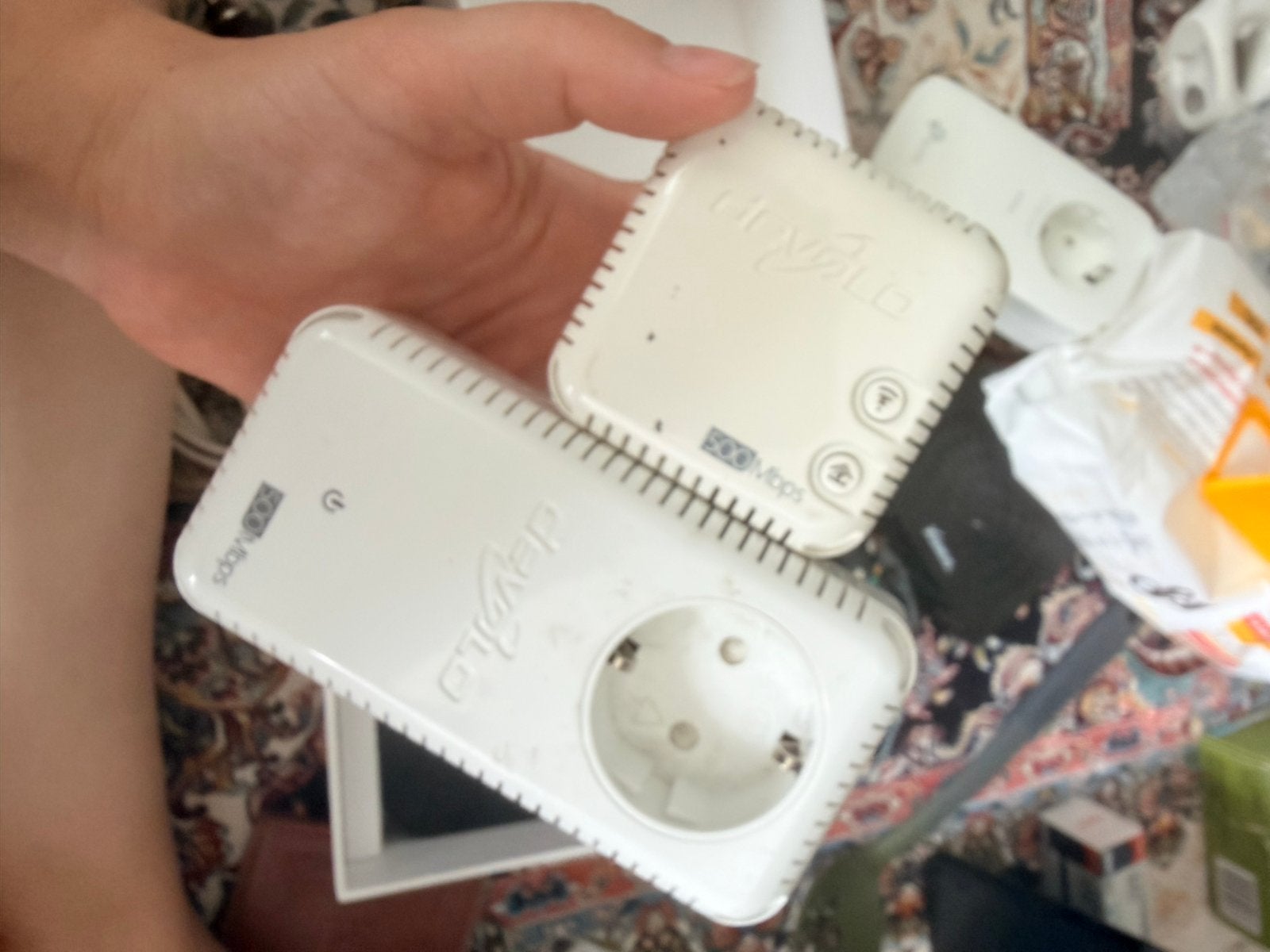 Devolo dLAN 500 duo+ en dLAN 500 WiFi versterker set, Ophalen of Verzenden, Gebruikt