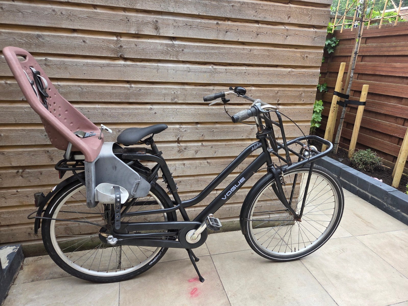 Vogue Dolphin fiets met kinderzitje, Overige merken, Gebruikt, Velgrem, Ophalen of Verzenden
