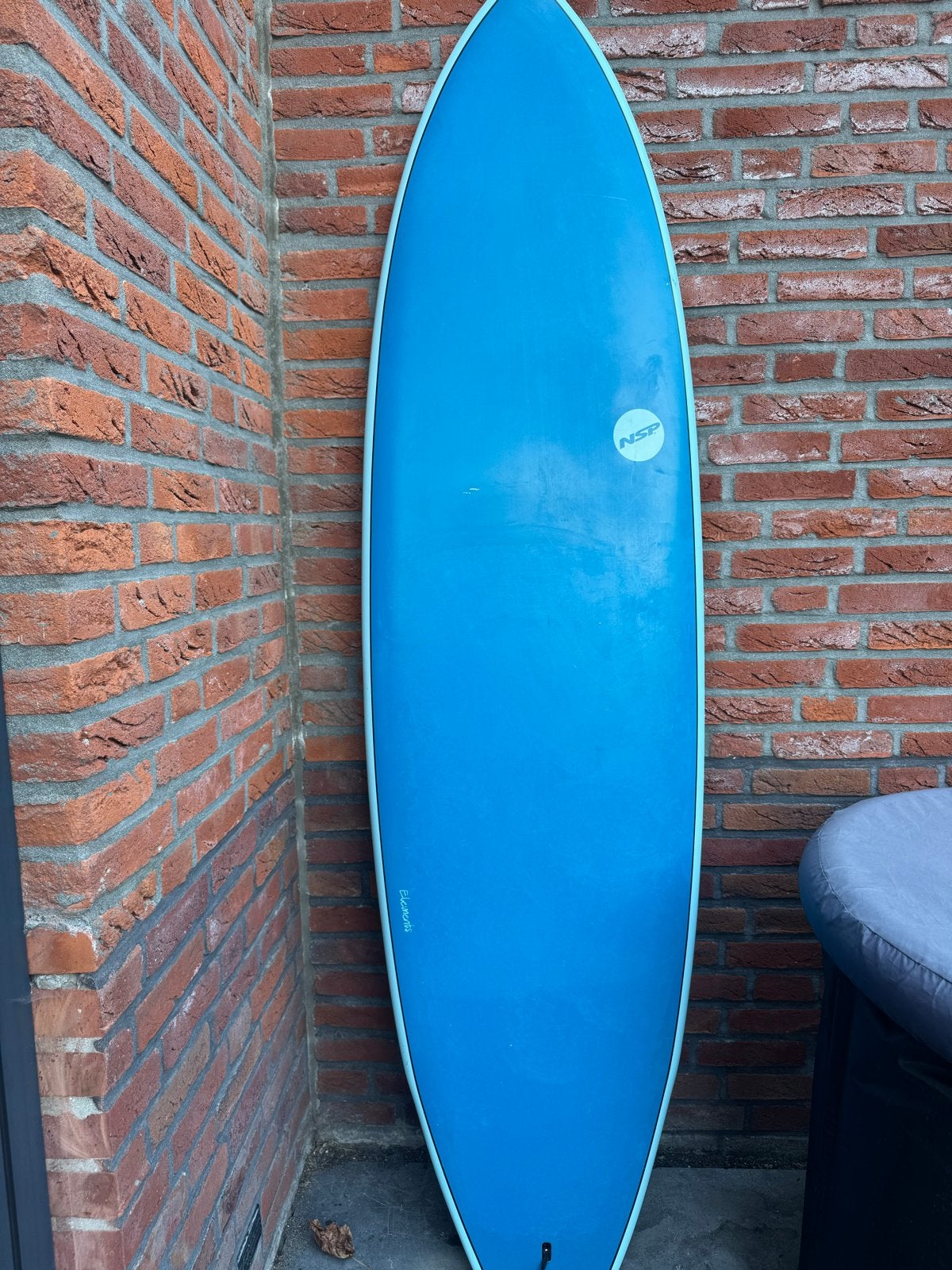 NSP Elements Fish Surfboard 6'8" - Inclusief Leash & Vinnen, Watersport en Boten, Ophalen, Zo goed als nieuw, Fish, Met vinnen