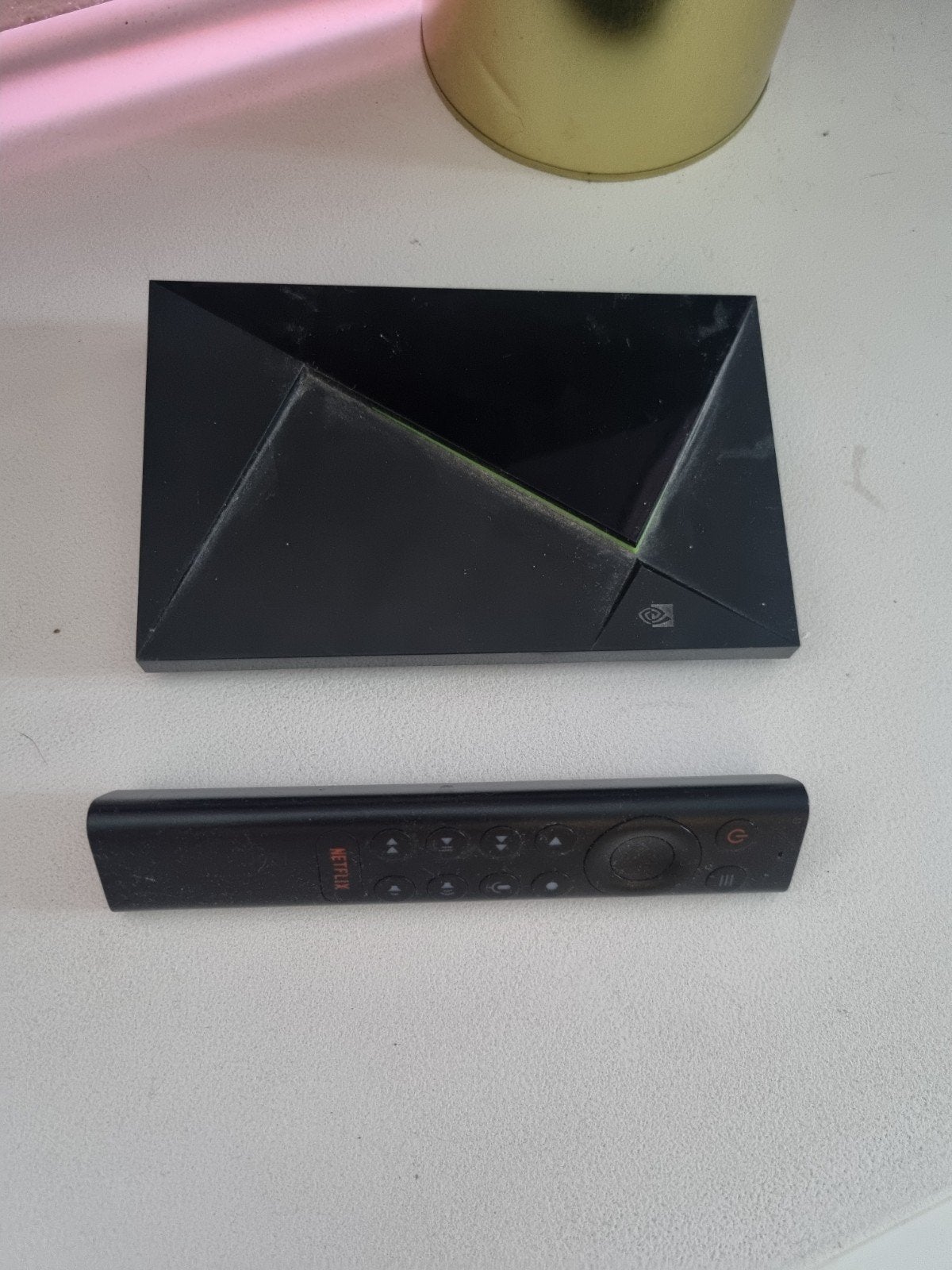 NVIDIA Shield TV Pro met afstandsbediening, Audio, Tv en Foto, Mediaspelers, Ophalen of Verzenden, Gebruikt, HDMI, Minder dan 500 GB