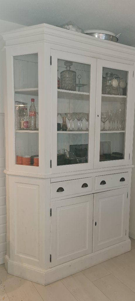 Vitrine kast GRATIS, Ophalen, Gebruikt, 200 cm of meer, 150 tot 200 cm