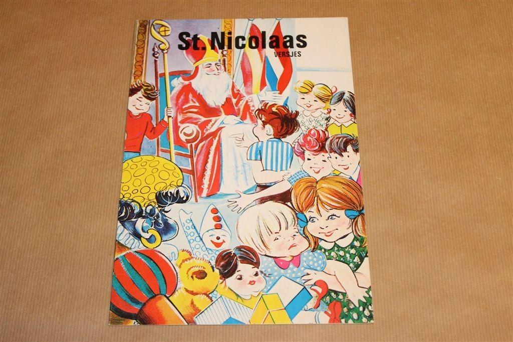 Vintage Boek St. Nicolaas Versjes [1960], Diversen, Sinterklaas, Gebruikt, Ophalen of Verzenden