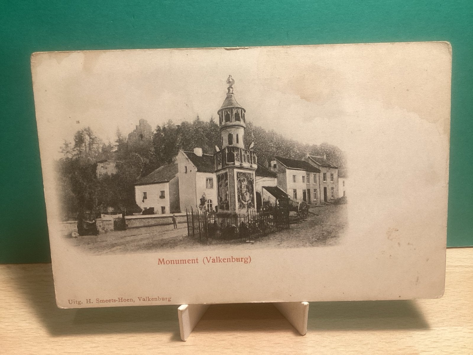 Monument Valkenburg    743, Ophalen of Verzenden, Voor 1920, Gelopen, Limburg