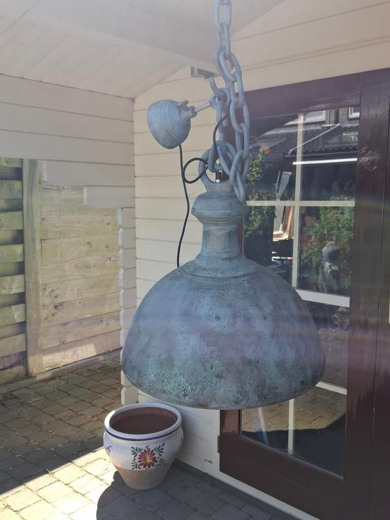 Supergave lamp Loods 5 groen, Ophalen, Zo goed als nieuw, Metaal