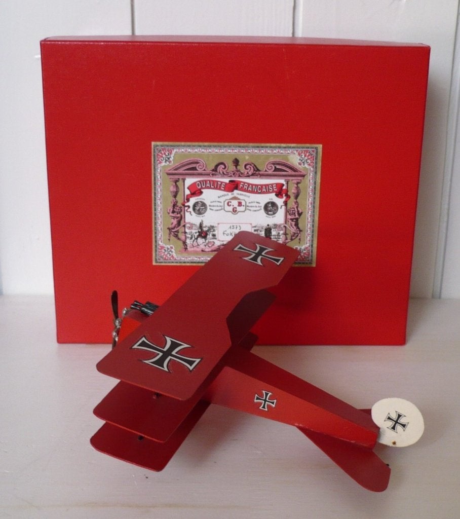 CBG Mignot set 1573 ‘le triplan Fokker’ avec boite d'origine, Ophalen of Verzenden, Gebruikt, 1:35 tot 1:50, Diorama