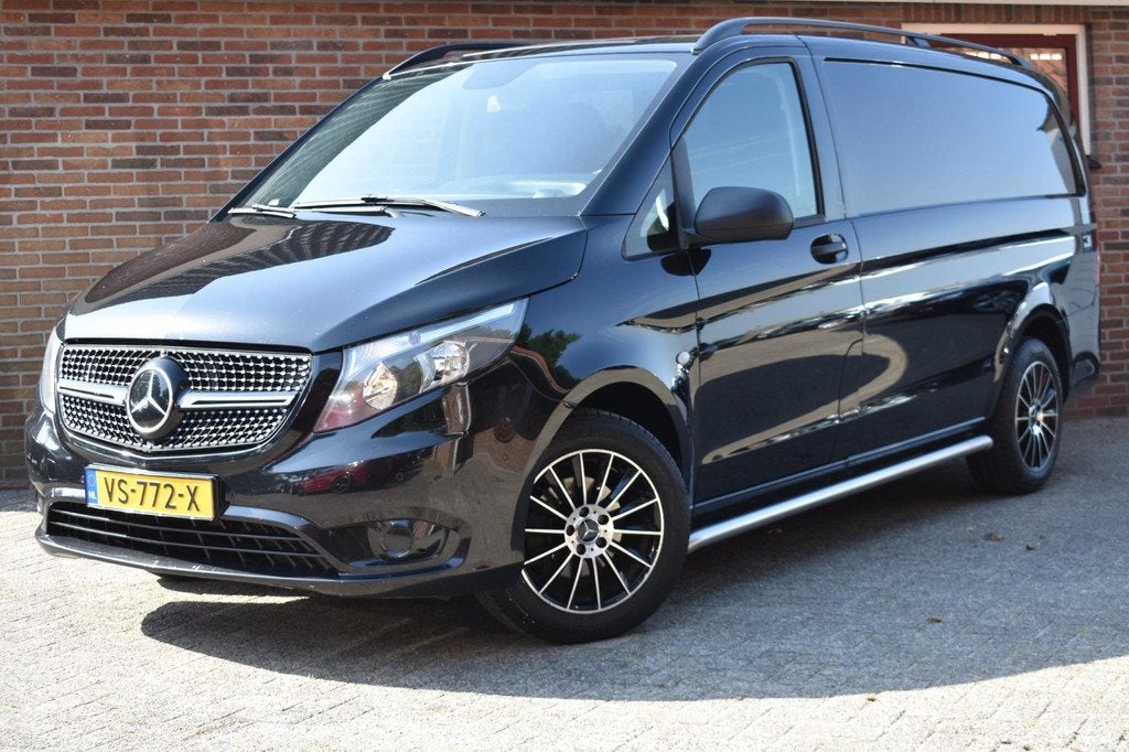 Mercedes-Benz Vito 109 CDI Functional Lang '16 Airco BTW Inr, Auto's, Bestelauto's, Euro 5, Stof, Gebruikt, Zwart