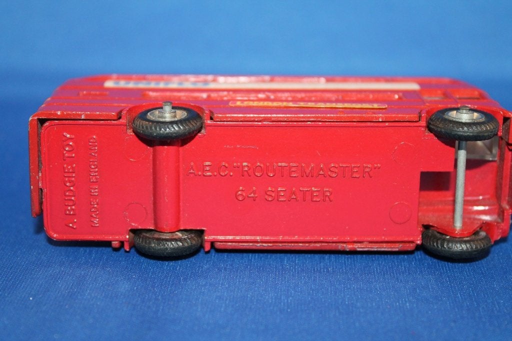 Budgie Toy A.E.C. Routemaster, 64 Seater, dubbeldekbus. 2A4, Tweedehands verkoop, Tweedehands verkoop, Gebruikt, Auto