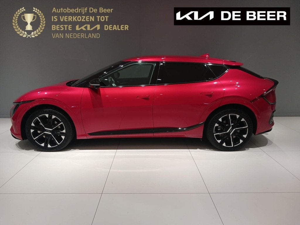 KIA Ev6 84kWh 325pk Dual Motor AWD GT-Line, Auto's, Kia, Automaat, 12 maanden, Zwart, 17 min