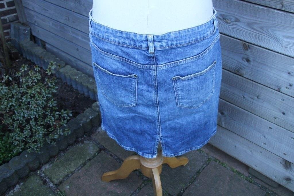 Spijkerrok blauw Hallhuber mt 44 Vaste prijs AANBIEDING, Blauw, Maat 42/44 (L), Ophalen of Verzenden, Zo goed als nieuw