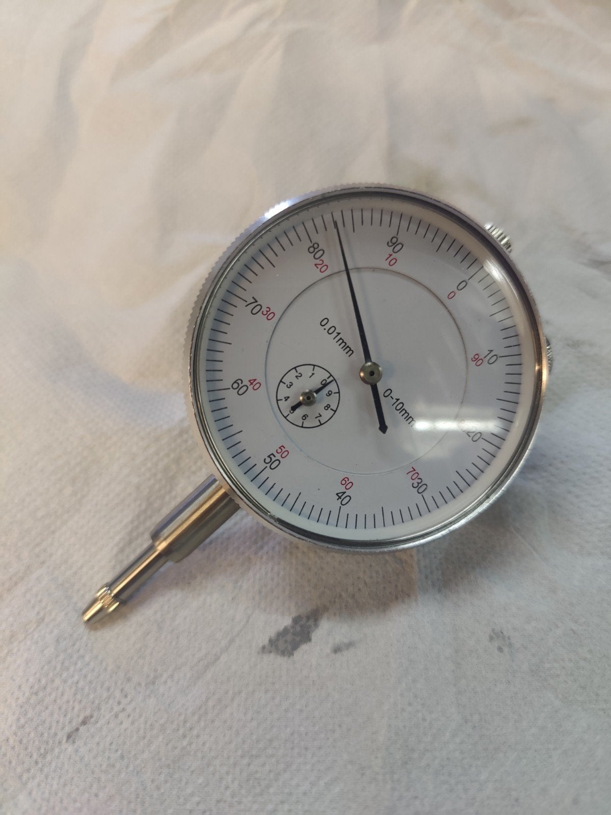 Meetklok 0-10mm, 0.01mm nauwkeurig, Ophalen of Verzenden, Nieuw, Overige meters