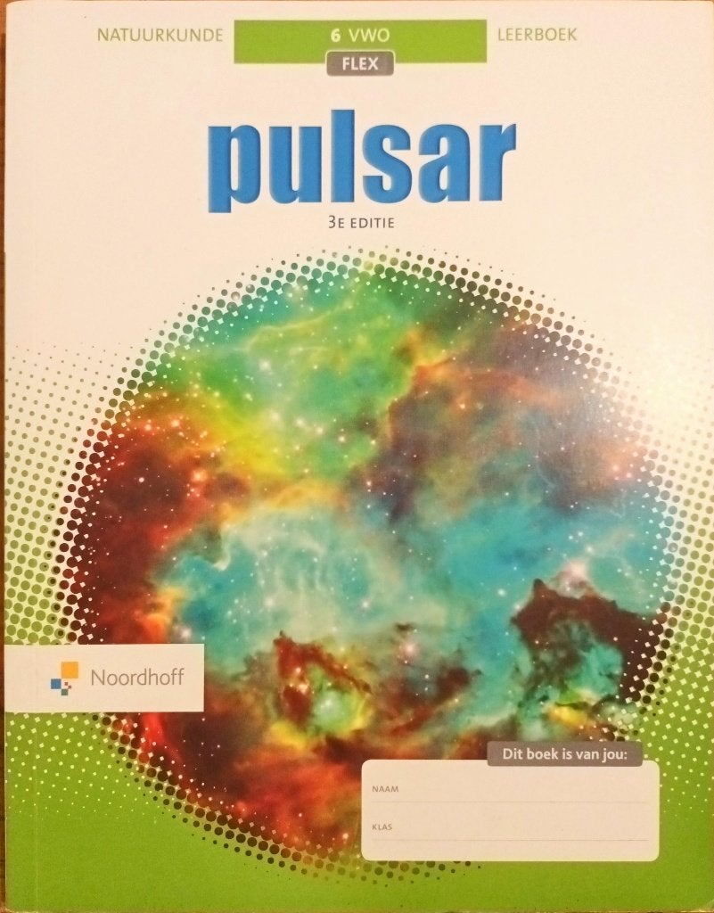 Pulsar 3e Editie Leerboek 6 VWO FLEX Natuurkunde, VWO, Natuurkunde, Noordhoff, Nieuw