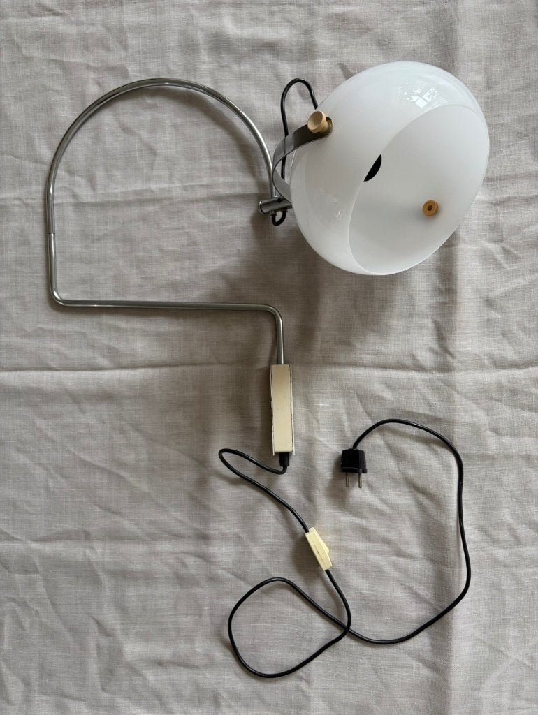 Originele booglamp en/of Paperclip Anvia - vintage wandlamp, Anvia, Meerkleurig, Zo goed als nieuw, Met schakelaar