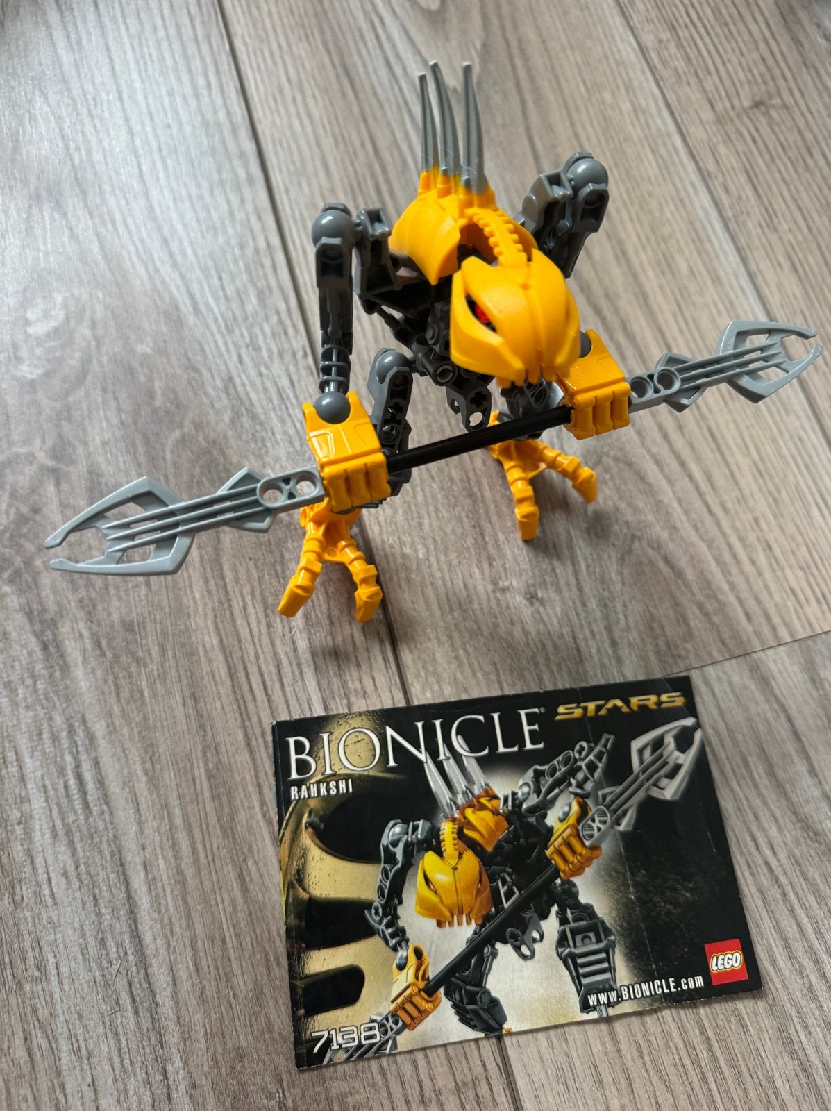 LEGO Bionicle Stars 7138 Rahkshi met handleiding, Ophalen of Verzenden, Zo goed als nieuw, Overige merken