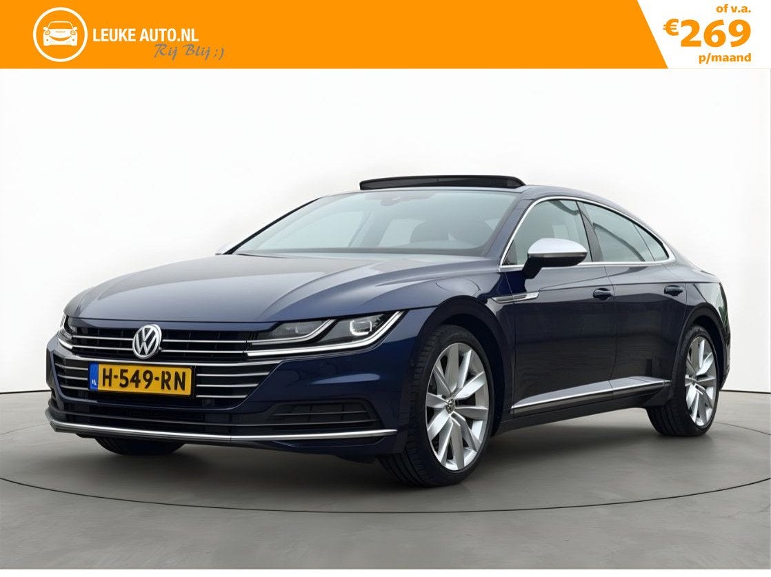 Volkswagen Arteon 1.5 TSI 150PK Aut. Elegance Pano Dode-Hoek, Auto's, Arteon, 4 cilinders, 150 pk, Blauw