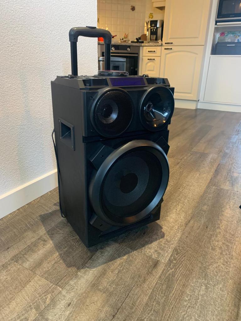Wonky monkei dj party speaker bluetooth, Ophalen, Zo goed als nieuw