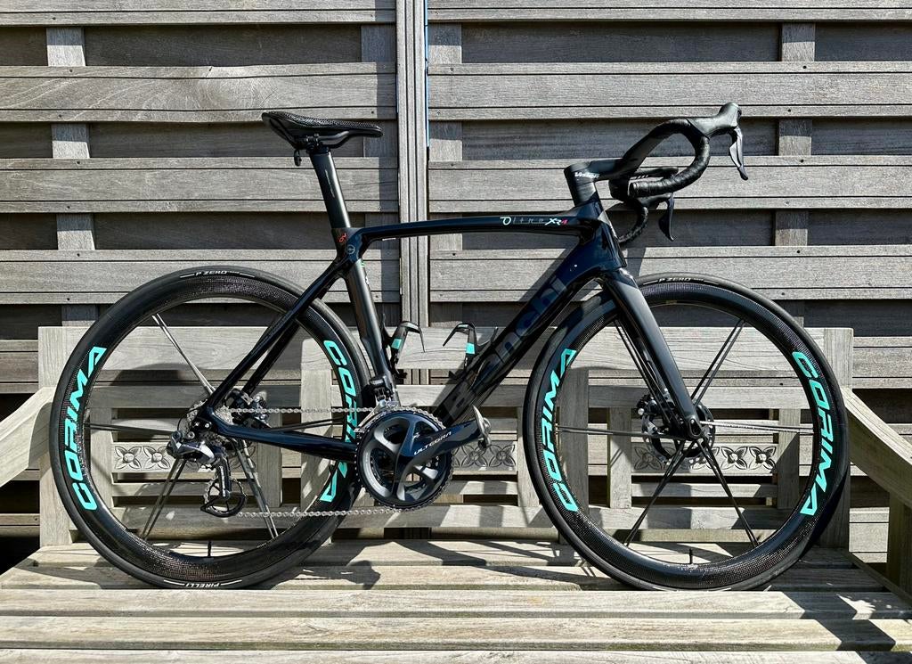 FRAME + toebehoren Bianchi Oltre XR4 maat 55, 53 tot 57 cm, Ophalen