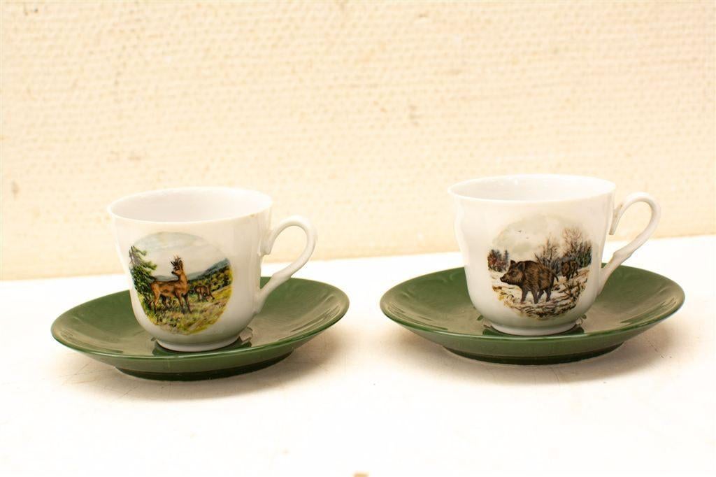 8 delig Bavaria Creidlitz porseleinen kop en schotel 38891, Gebruikt, Ophalen of Verzenden, Bord(en), Wedgwood