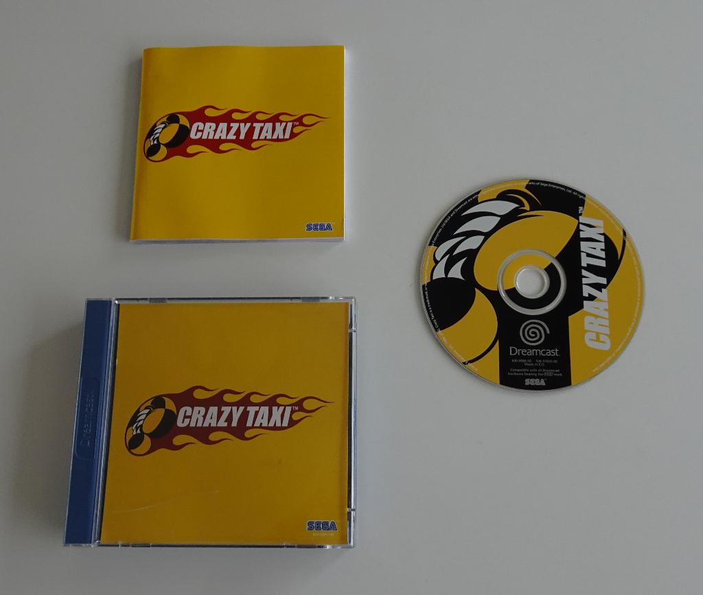 Crazy Taxi compleet voor Sega Dreamcast, Ophalen, 1 speler, Racen en Vliegen, Zo goed als nieuw
